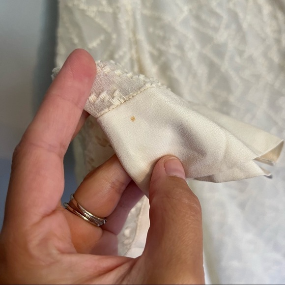 REBECCA TAYLOR SHEER CLIP DOT BLOUSE - Picture 8 of 9